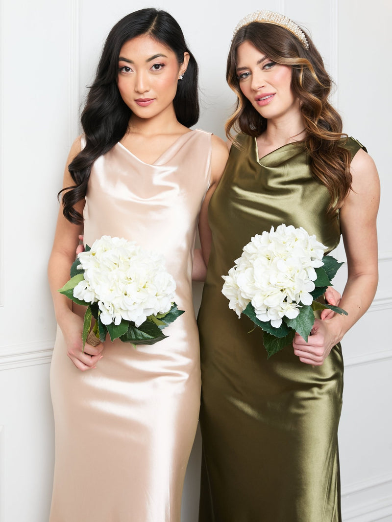 Camilla Satin - Champagne - Dress 2 Party