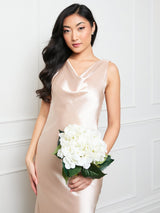 Camilla Satin - Champagne - Dress 2 Party