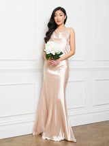 Camilla Satin - Champagne - Dress 2 Party