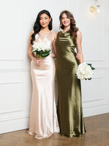 Camilla Satin - Champagne - Dress 2 Party