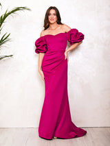 Eloise - Megenta Flattering Event Gown - Dress 2 Party