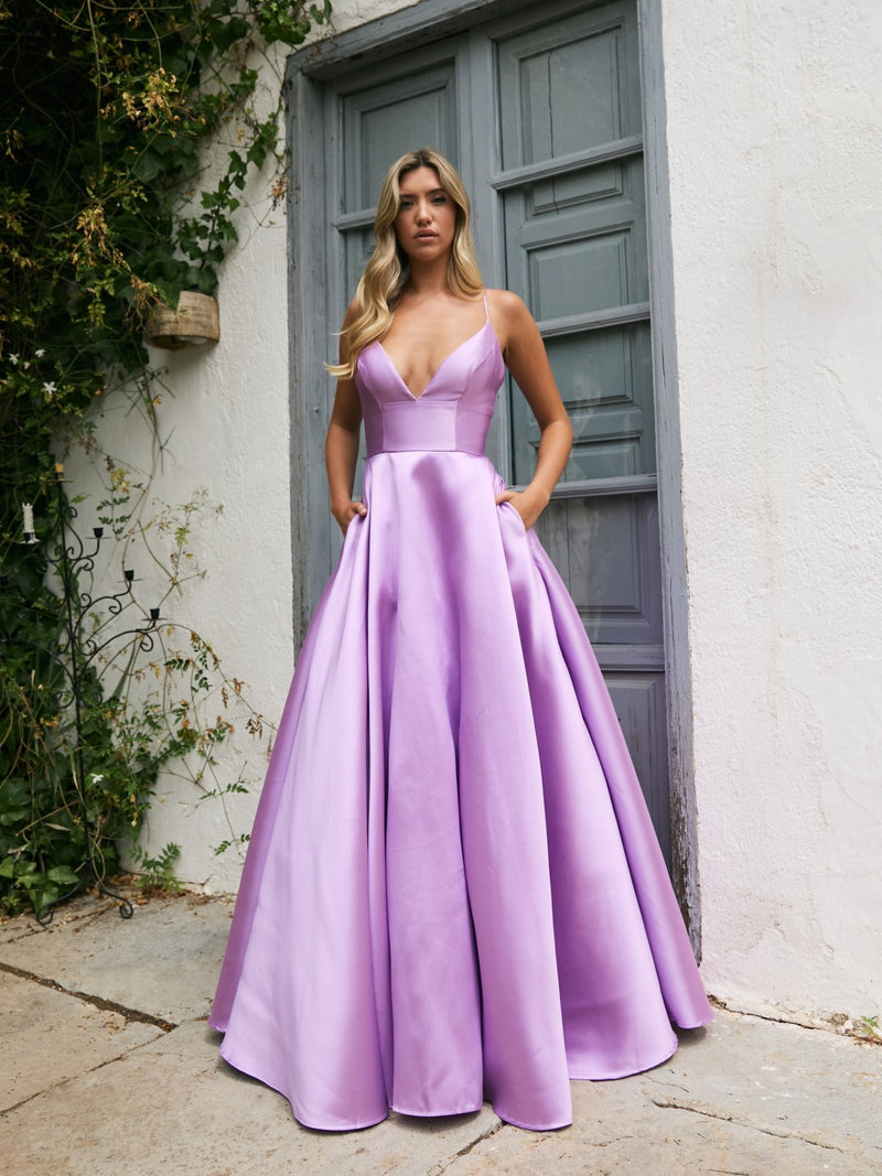 Lilac evening gown on sale