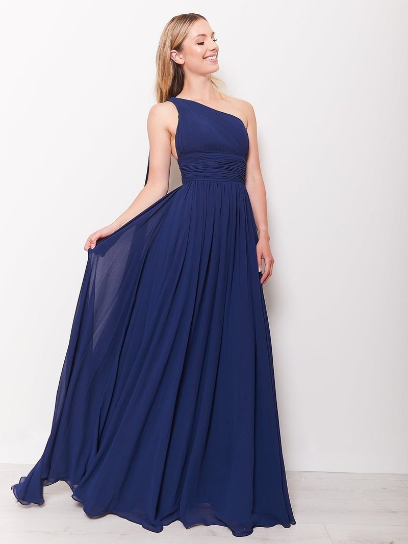 Isadore Georgette - Navy - Dress 2 Party