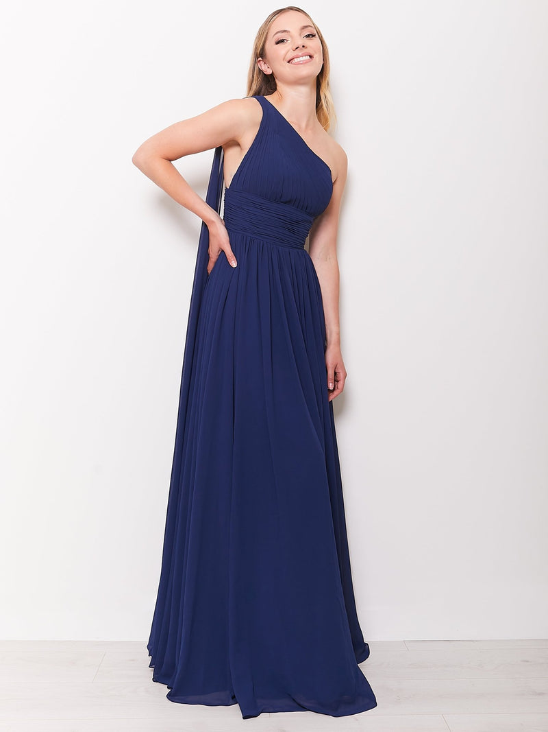 Isadore Georgette - Navy - Dress 2 Party