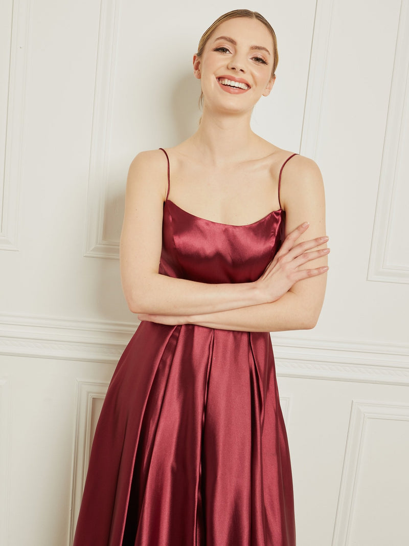 Kitty Satin - Berry - Dress 2 Party