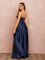 Kitty Satin - Navy - Dress 2 Party