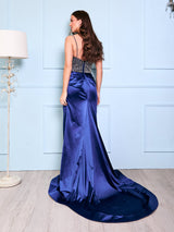 Lucy - Satin Tight Fit Prom or Evening Gown - Dress 2 Party