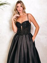 Maisie - Black Ballgown Skirt With Pockets - Dress 2 Party