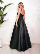 Maisie - Black Ballgown Skirt With Pockets - Dress 2 Party