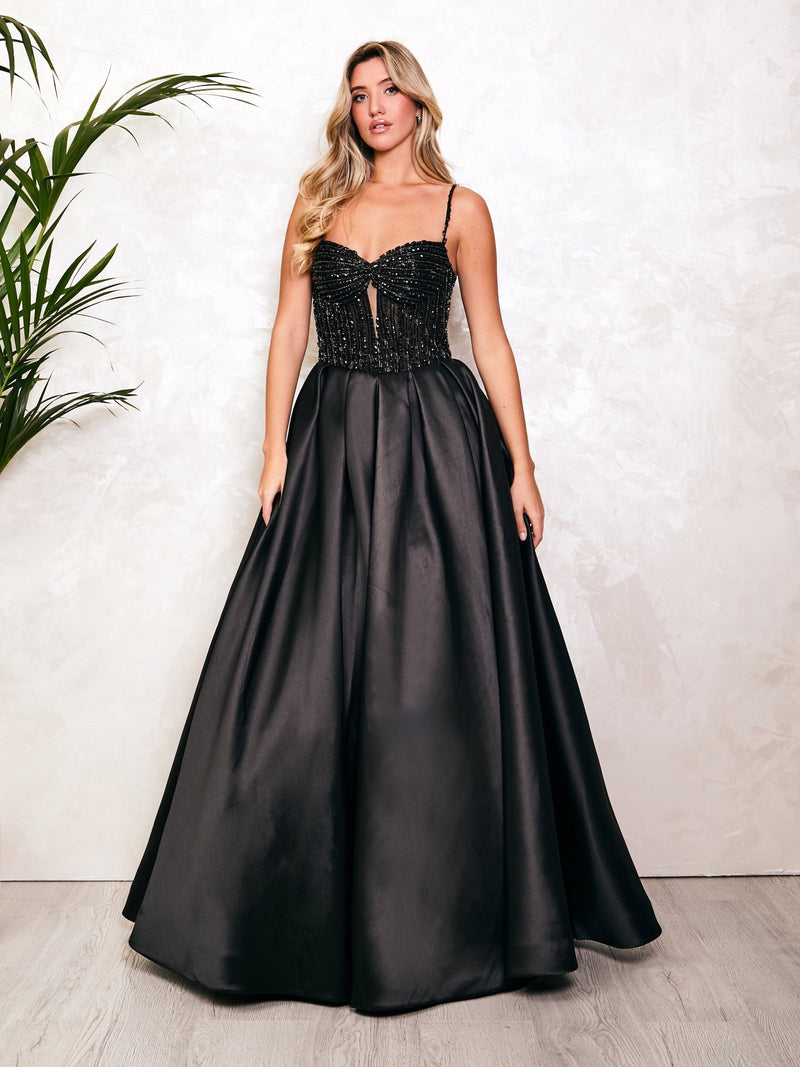 Maisie - Black Ballgown Skirt With Pockets - Dress 2 Party