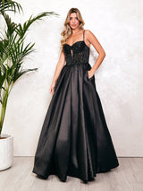 Maisie - Black Ballgown Skirt With Pockets - Dress 2 Party