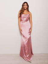 Nell Satin - Dusty Rose - Dress 2 Party