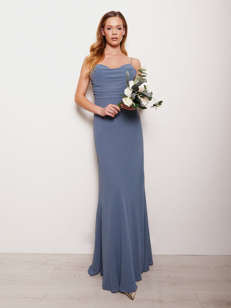 Nell - Steel Blue - Dress 2 Party