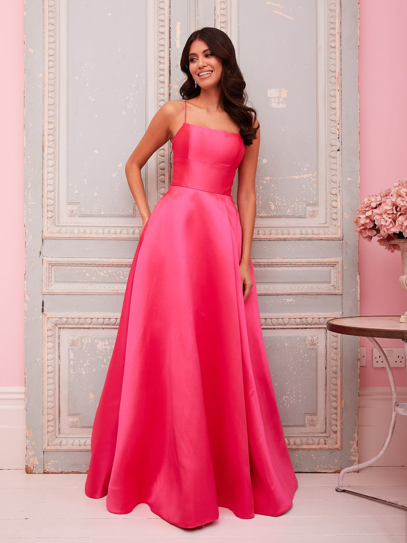 Pink long party dresses hotsell