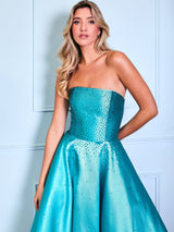 Summer - Strapless Ball Gown With Pockets - Dress 2 Party